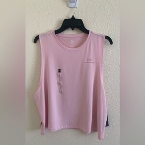 Under Armour Women's Soft Pink Muscle Tee